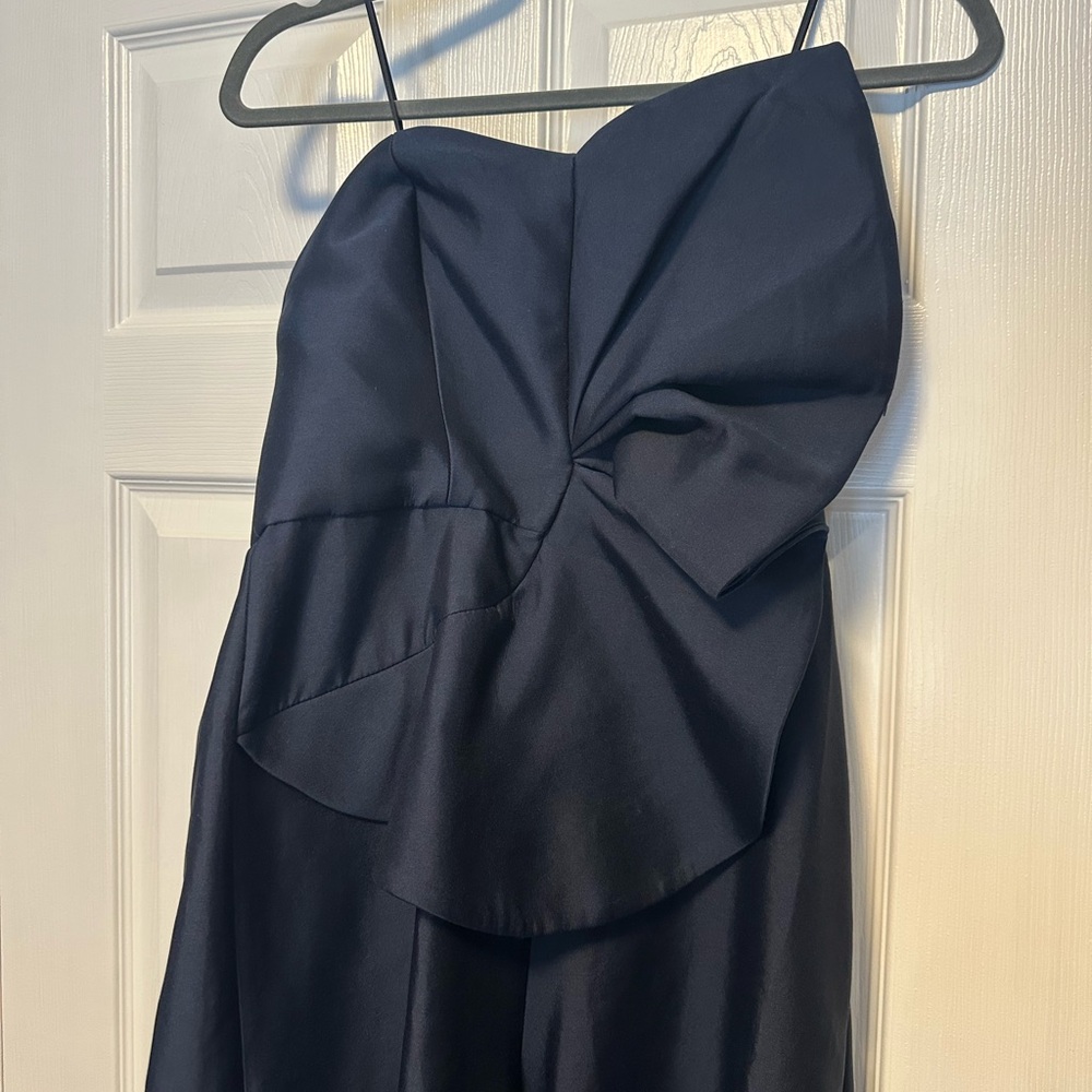 Keepsake Strapless Ruffle-Front Jumpsuit - Picture 7 of 7